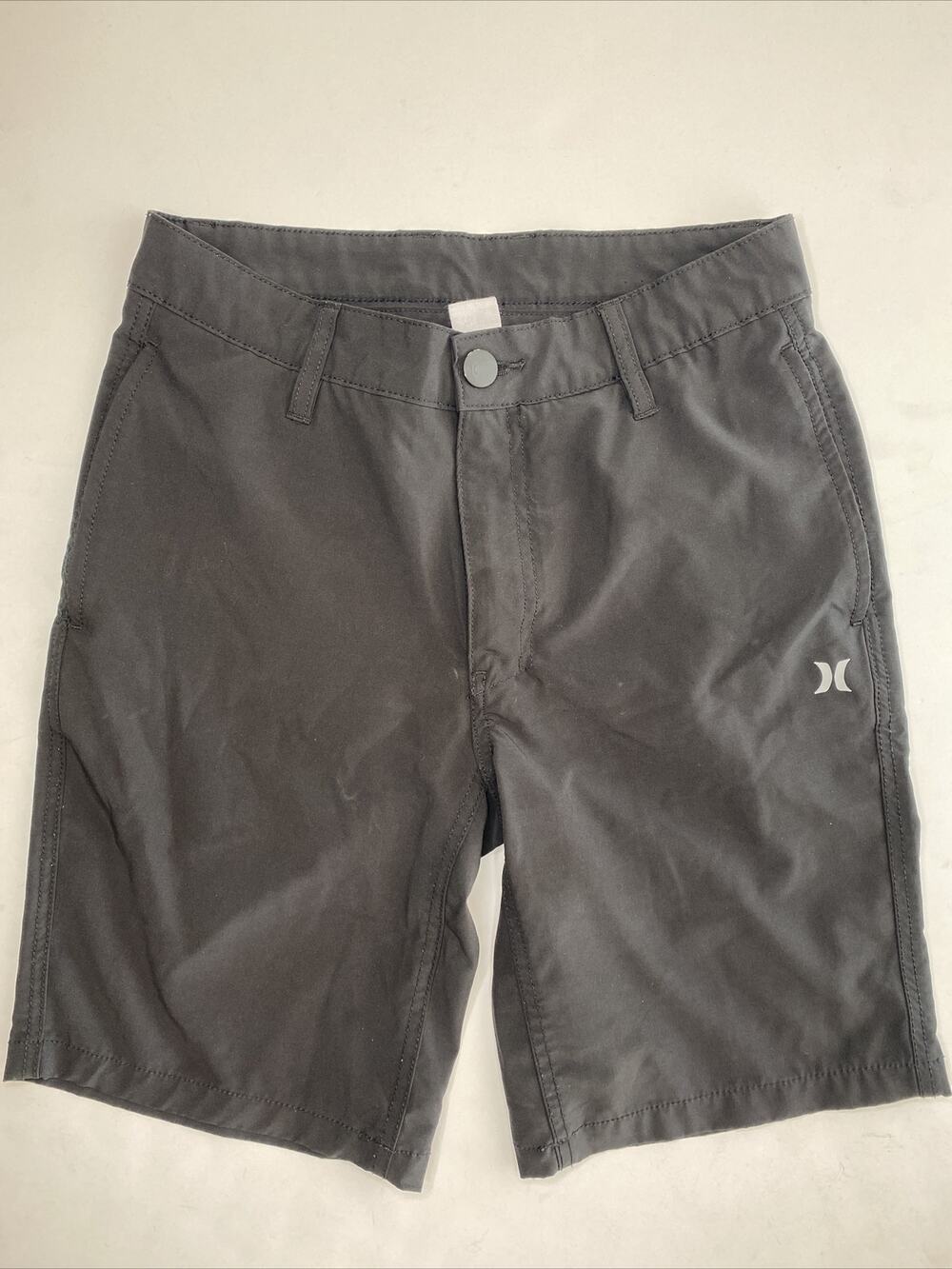 Hurley Men's size 28 Hybrid 20 Inch Outseam Phantom Stretch Walk Shorts, Black
